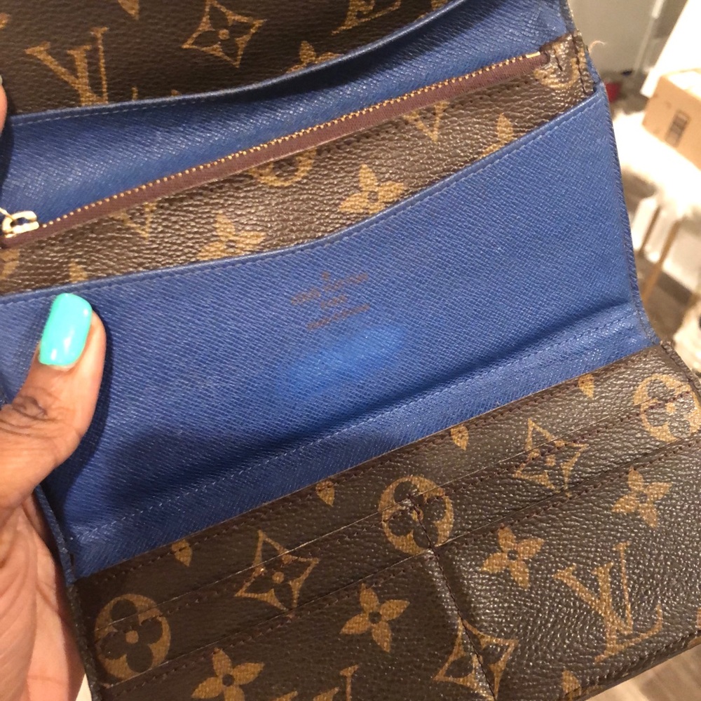 Lv josephine wallet Blue